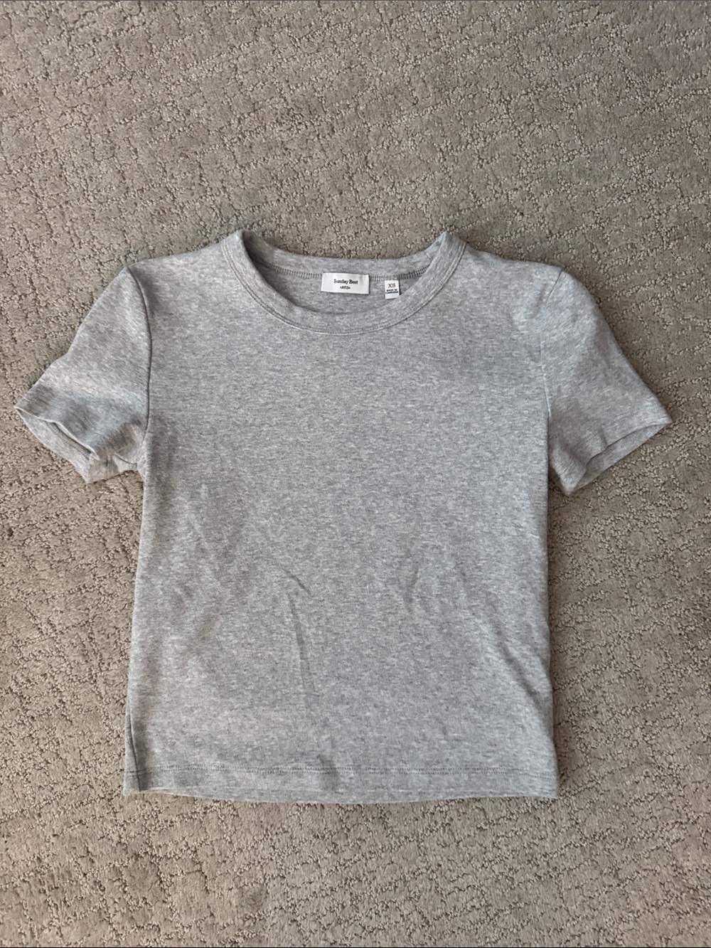 Women’s Gray baby Short Sleeve tee